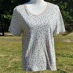 Kim Roger, Polka Dot, Short Sleeve Tee